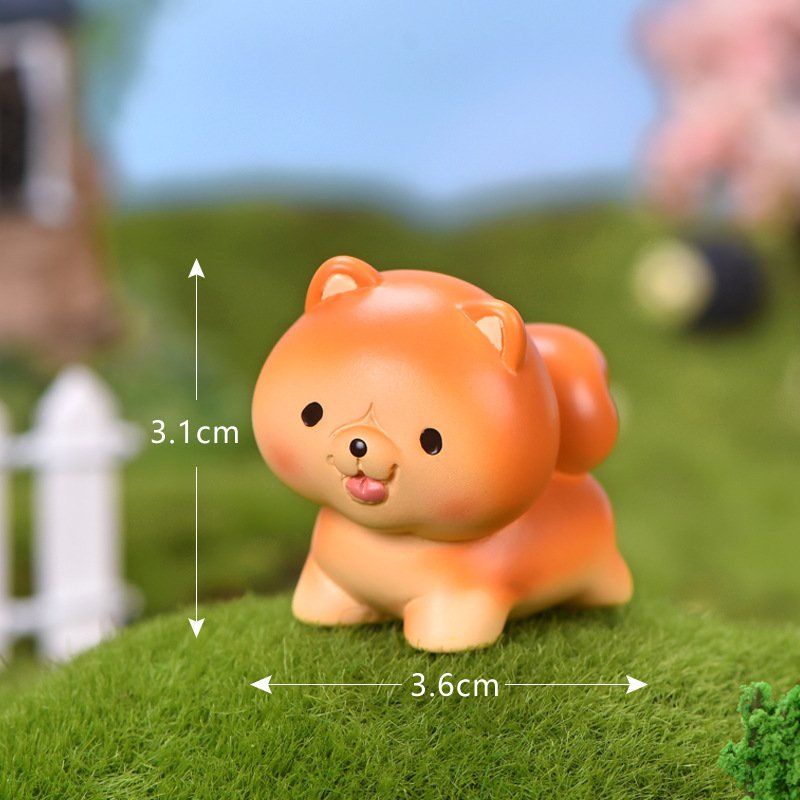 Phụ kiện chó cảnh đáng yêu dùng trang trí tiểu cảnh terrarium, cây cảnh, handmade