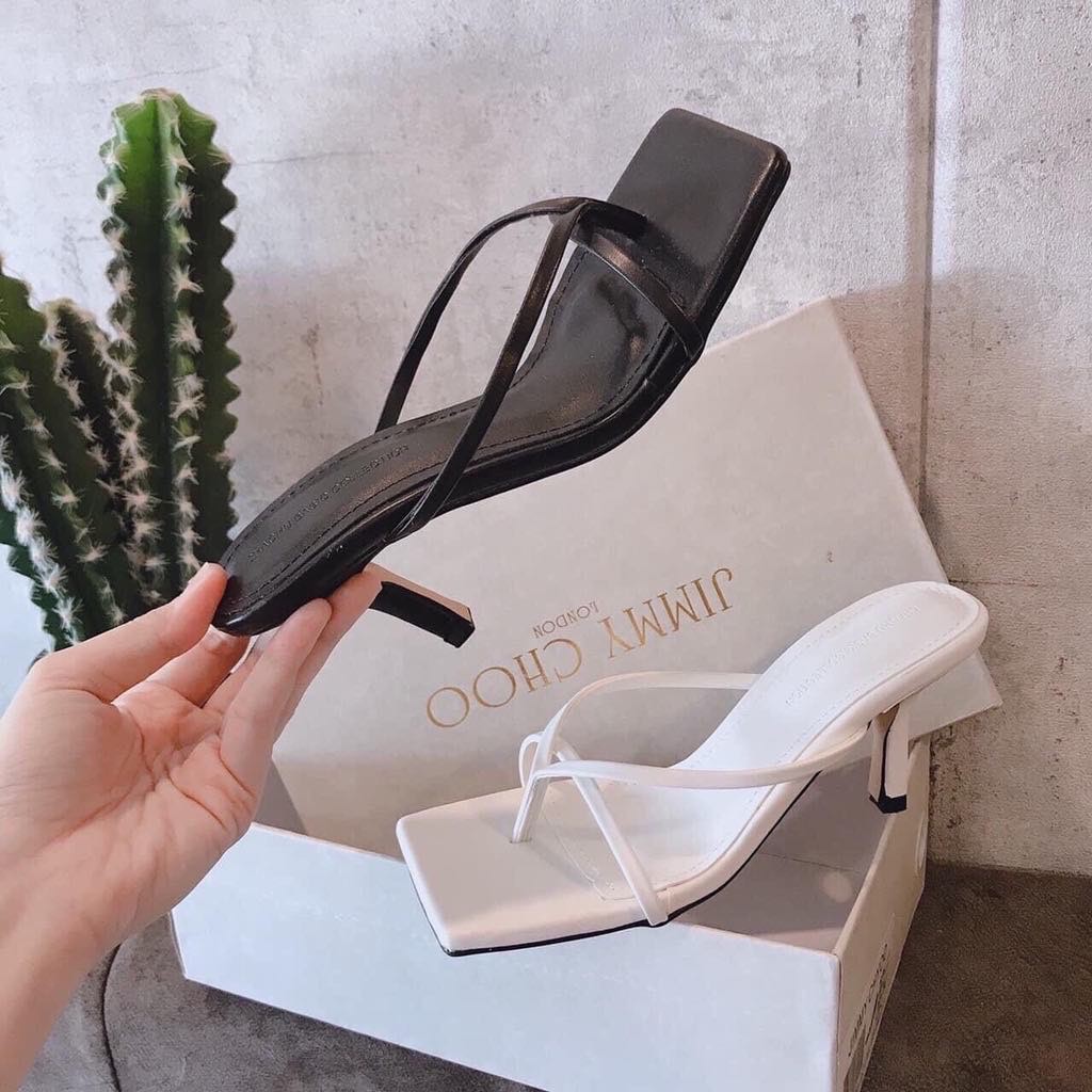 Guốc cao gót quai nhỏ cao 7cm cực xinh - s100