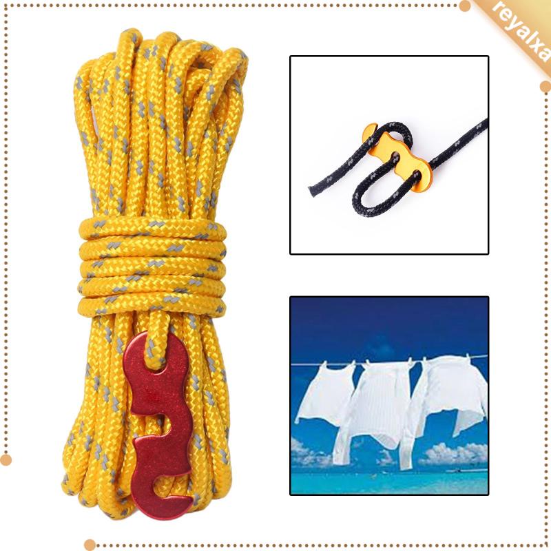 Cuộn Dây Phản Quang 4M 4mm Đường Kính 4mm Siêu Nhẹ Chuyên Dụng Cho Cắm Trại