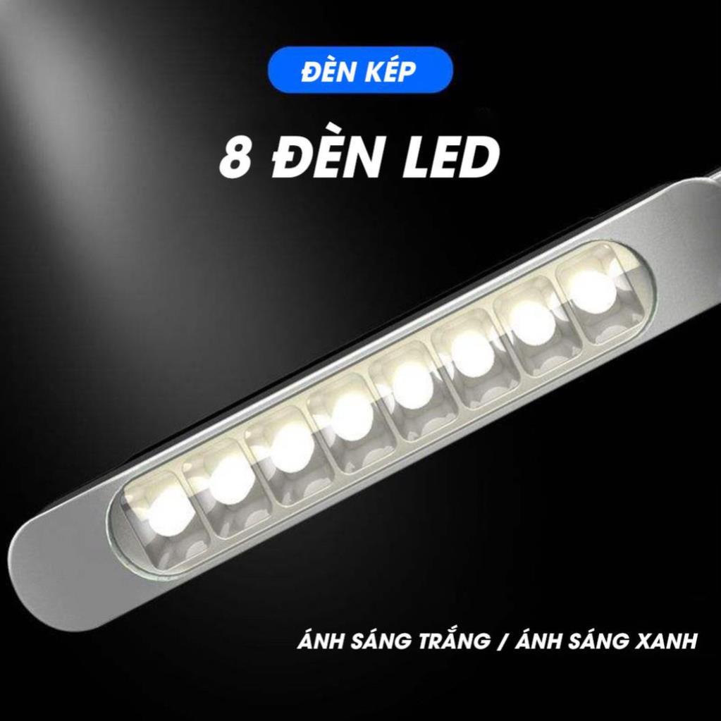 Combo 2 đèn led năng lượng gió trang trí ô tô xe máy - đèn led xanh trắng và nhiều màu - NTC