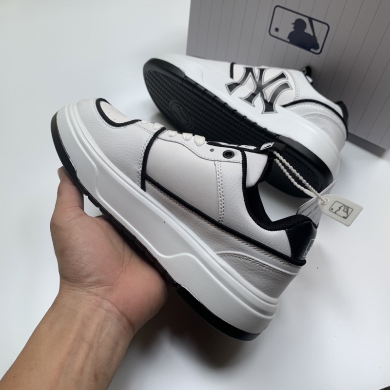 Giày MLB liner ny đen 2022 bản trung tăng chiều cao.Tặng hộp,tất,lọ tẩy