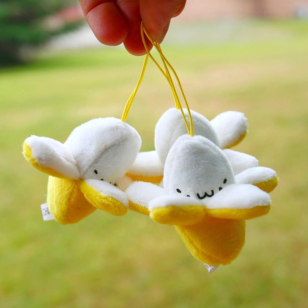 Móc Khóa Gấu Bông Đeo Nơ Nhiều Màu Siêu Cute