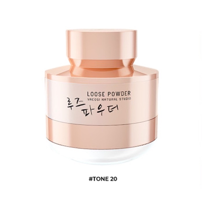 Phấn Phủ Bột Kiềm Dầu VACOSI Natural Studio Loose Powder VP09 12g