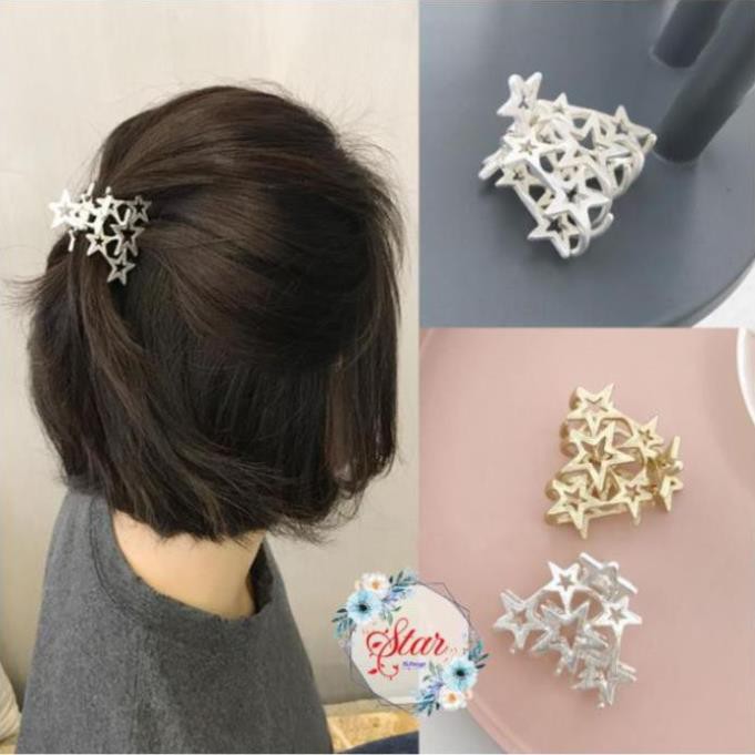 Kẹp tóc nữ thời trang Hàn Quốc thiết kế hình ngôi sao đơn giản C07