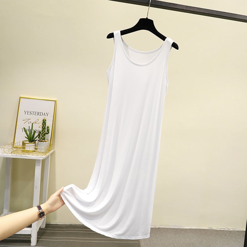 Đầm Ngủ Maxi Hai Dây Dáng Rộng Plus Size 2021