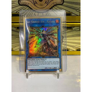 [ Dưa Hấu Yugioh ] Lá bài thẻ bài Sky Striker Ace - Kagari - Premium Gold Rare - Tặng bọc bài nhựa bảo quản