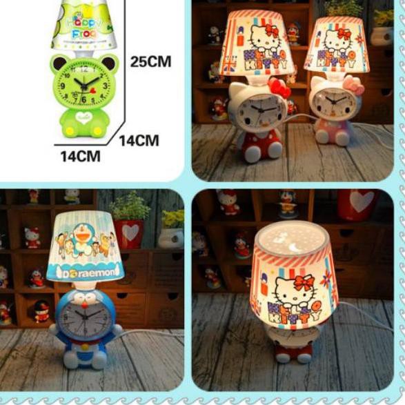 Mới Đồng Hồ Báo Thức Để Bàn Hình Doraemon / Gấu / Keroppi Dễ Thương