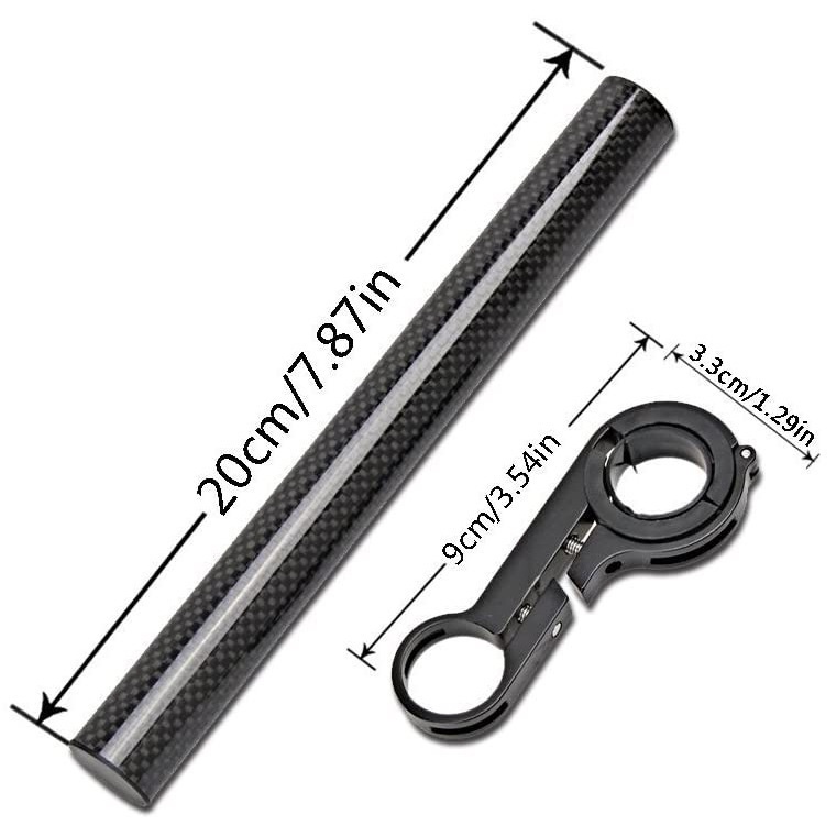 Globetrotter【COD &amp; Hàng sẵn sàng】Khung mở rộng khung đèn xe đạp bằng sợi carbon đa năng tiện lợi