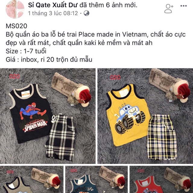 Combo bộ ba lỗ carter