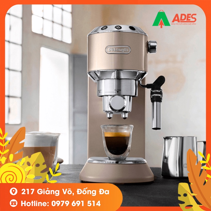 [Mã 154ELSALE2 giảm 7% đơn 300K] Máy Pha Cà Phê Delonghi EC785 - Bảo Hành Chính Hãng 12 Tháng