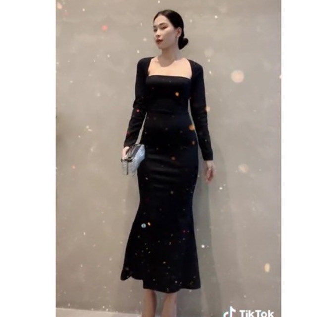 Đầm đuôi cá tay dài