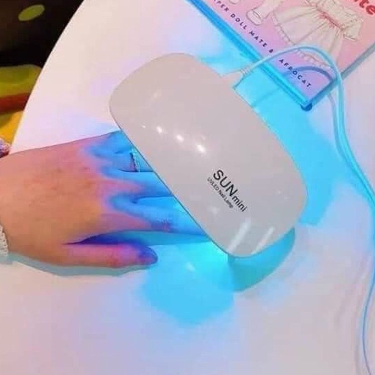Máy sấy hơ khô sơn móng tay SUN mini, dùng Nail cá nhân độ khô nhanh 60s #maysaymong