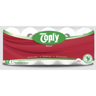 Giấy vệ sinh Toply Daily 10 cuộn 2 lớp
