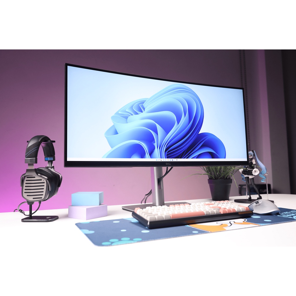 Màn hình cong Dell P3421W P3222QE 34 inch WQHD/ USB-C và S3222DGM QHD/ 165Hz/ HDMI+DP