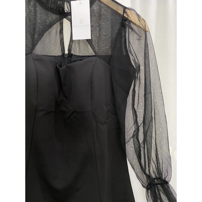 [new2021] Đầm dự tiệc cổ tàu dạo phố dễ thương tay phồng có lót toàn thân [CÓ MÚT NGỰC] | BigBuy360 - bigbuy360.vn