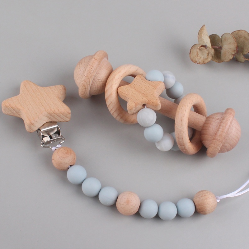 Giá Đỡ Núm Vú Giả Bằng Silicone Cho Bé 0-6 Tuổi