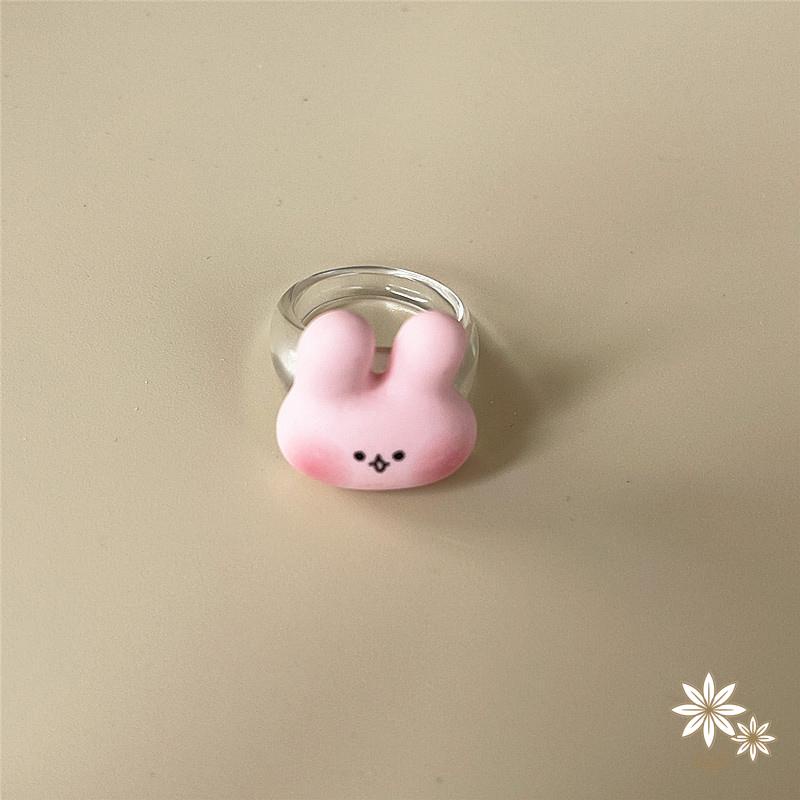 Nhẫn Hình Động Vật Dễ Thương Phong Cách Harajuku Nhật Bản