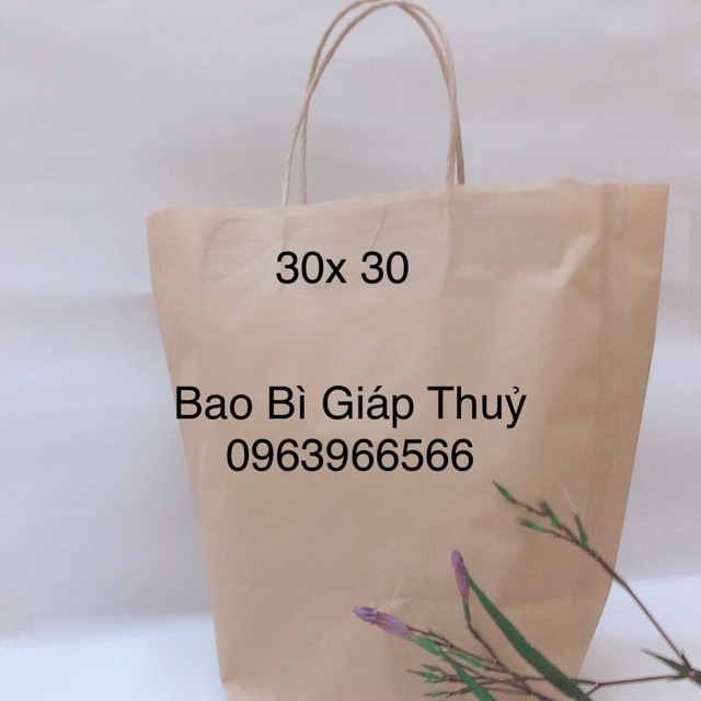 Bán nhanh 100 túi giấy kraft 30x30