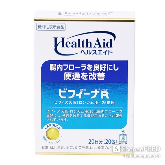 Bột men vi sinh Health Aid Nhật bản hộp 20 gói