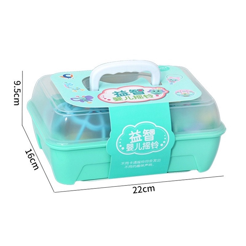 Bộ Đồ Chơi Lục Lạc Cầm Tay Cho Bé Sơ Sinh 11 6 Tháng Tuổi GYLMY1282