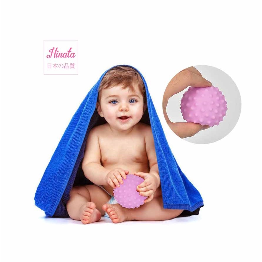 Bộ đồ chơi quả cầu massage cho bé HINATA - Cao su non mềm mại DC50