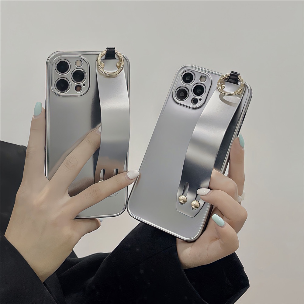 Ốp Điện Thoại TPU Dẻo Màu Bạc Thời Trang Cho iPhone 14 13 11 12 Pro Max 14Plus 14Pro 13Pro 12Pro 14ProMax X XS Max XR