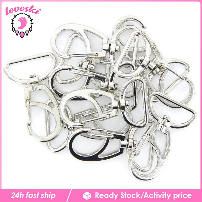 [Lovoski] Set 10 Móc Khóa Tôm Hùm Xoay 20mm Thủ Công