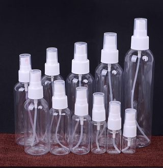 Chai xịt rỗng trong suốt dung tích tùy chọn 5ml - 250ml