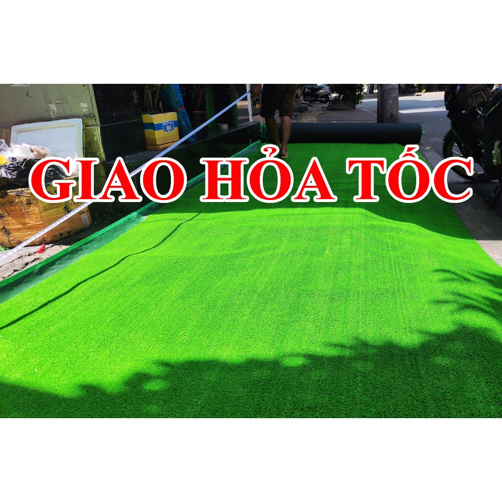 Thảm cỏ nhân tạo giá rẻ, thảm cỏ trang trí, cỏ 1cm loại Cao Cấp
