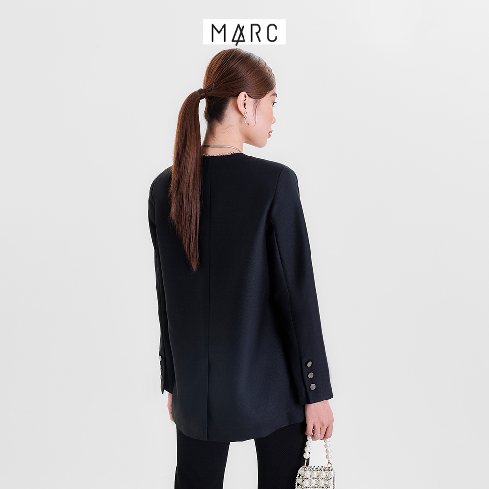 Áo blazer nữ MARC FASHION form oversized 1 nút CBHH0218