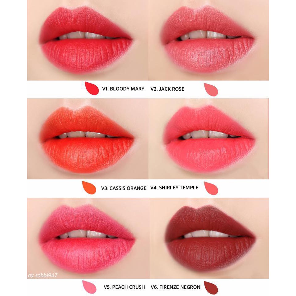 (Sẵn 12 màu mới - Kem thỏi)Son kem thỏi Merzy Another Me The First Velvet Tint V6