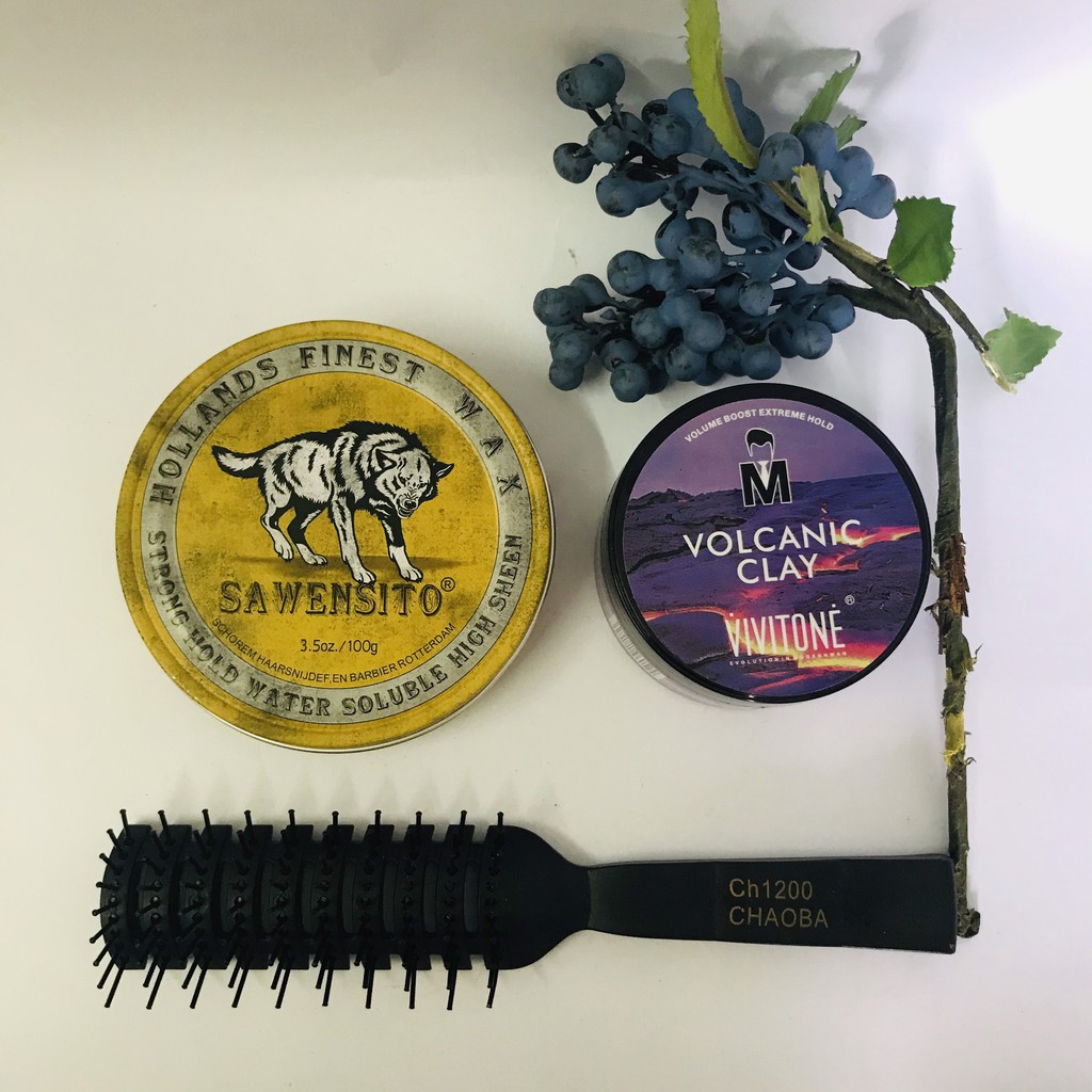 Combo Sáp Vuốt Tóc SAWENSITO + Sáp Vuốt Tóc Clay vivitone