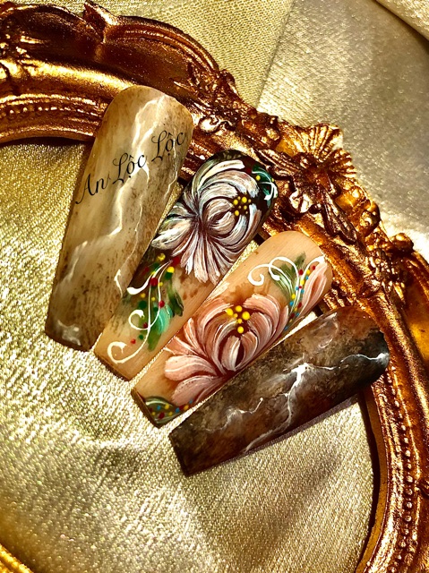 Set 3 cây cọ vẽ hoa cúc