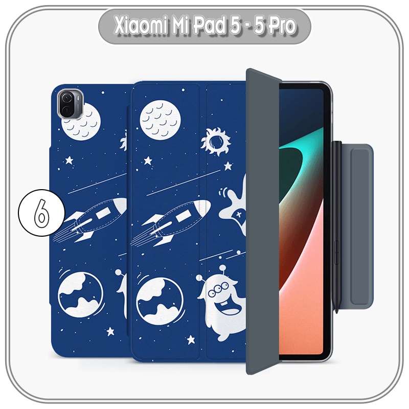 Bao da hít hình cho Xiaomi Mi Pad 5 - 5 Pro không viền, tự động khóa màn hình
