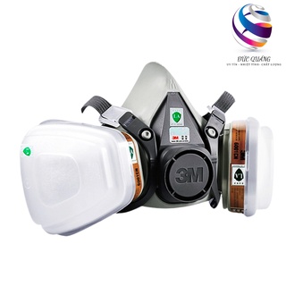 Mặt nạ phòng độc, chống độc 3m6200 + kính