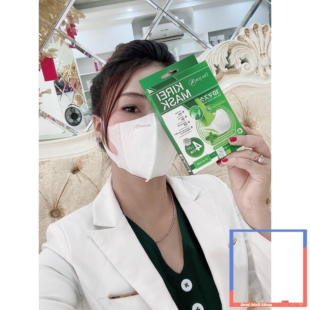 Combo 5 hộp Khẩu trang 3D tinh dầu bạc hà thiên nhiên Doctor K - Chống say xe – 10 cái/hộp | BigBuy360 - bigbuy360.vn