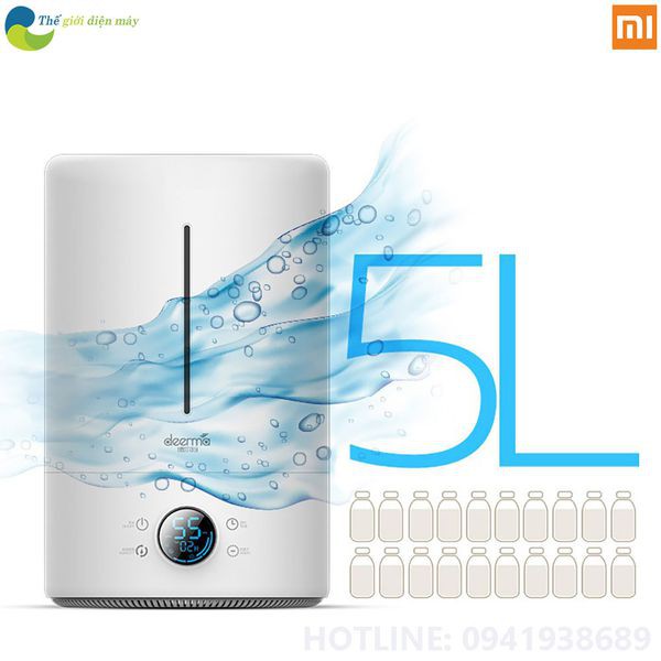 [Bản quốc tế] Máy tạo độ ẩm Xiaomi Deerma DEM-F628S dung tích 5L, đèn UV làm sạch nguồn nước - Bảo hành 6 tháng