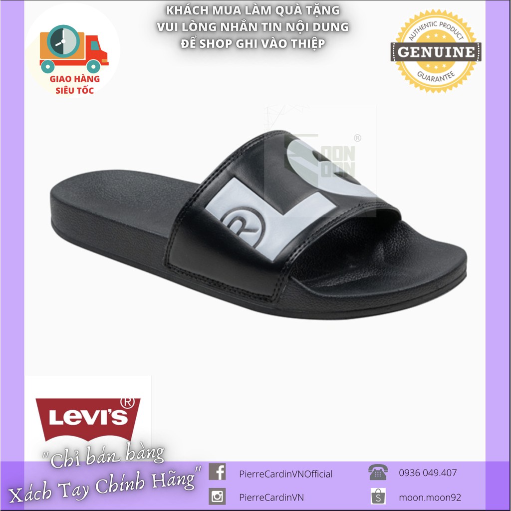 Dép Quai Ngang Nam Levi's Chính Hãng Malaysia SALE Chữ Nổi