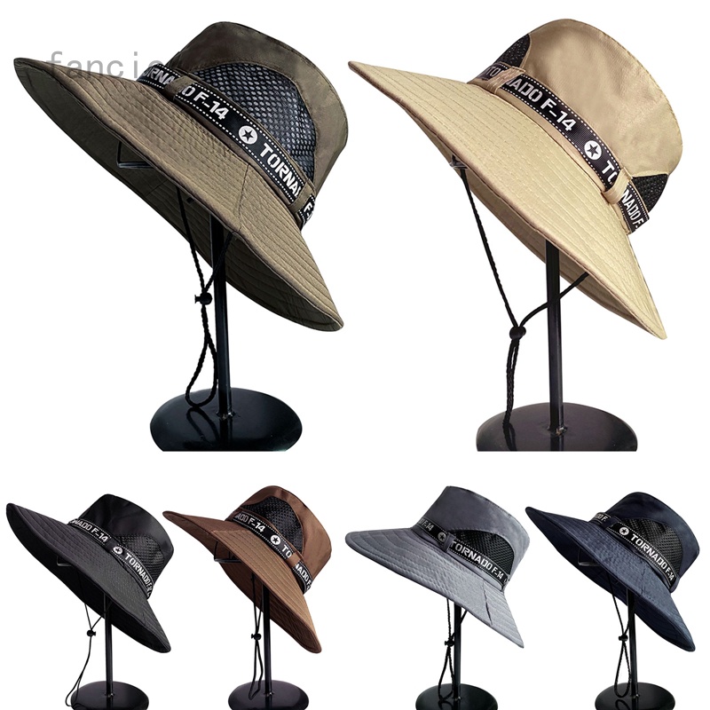 Nón Bucket Rộng Vành Họa Tiết Rằn Ri Cho Nam