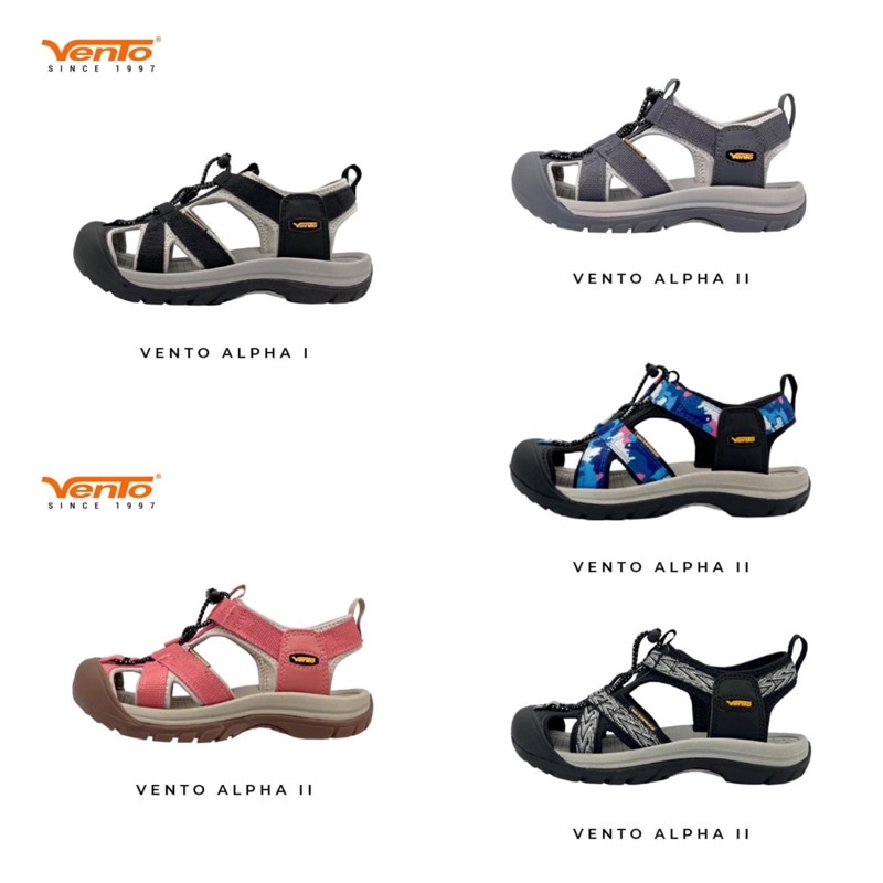Sandal Vento trẻ em Alpha I/II rọ bịt mũi size 36-39