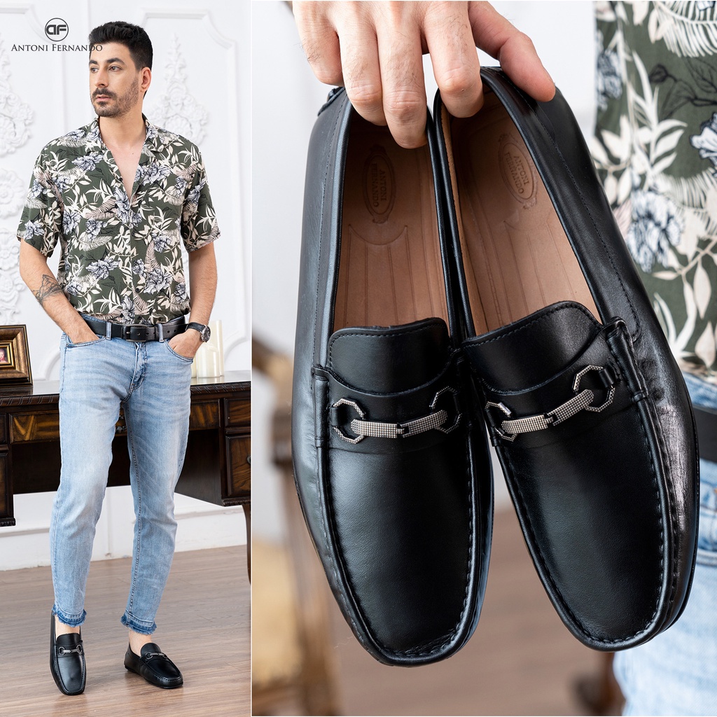 Giày lười nam đế dương khâu đế Antoni Fernando AF40410