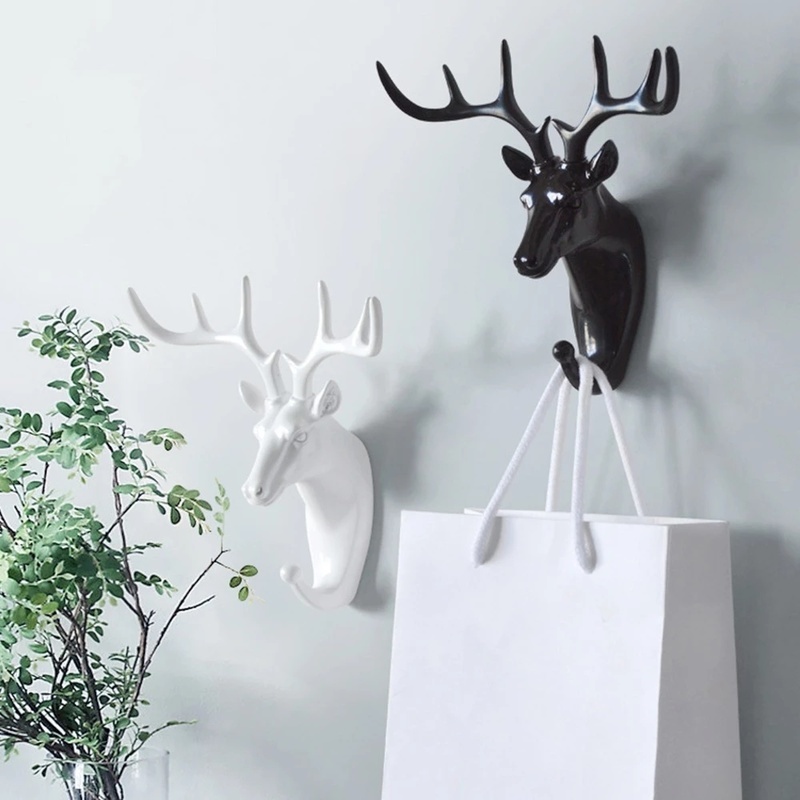 Móc Treo Đồ Gắn Tường Đa Năng Hình Động Vật 5 Kiểu Retro