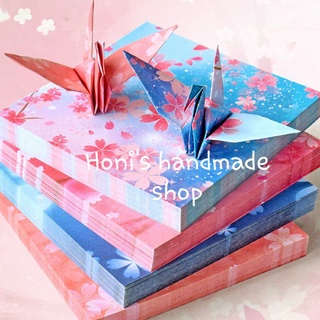 [Sẵn] Giấy xếp origami japan hoa, động vật 2 mặt 15x15cm 50 tờ nhiều mẫu
