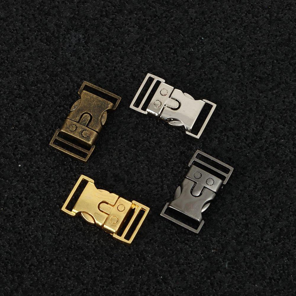 Set 1 / 2 / 4 Nút Khóa Mini 10mm Làm Vòng Tay / Ba Lô DIY