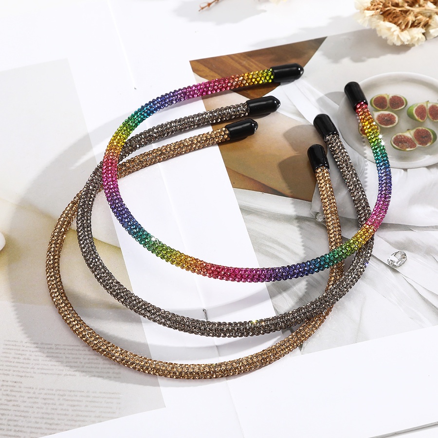 Cài tóc đính đá phong cách Hàn Quốc thời trang đơn giản cho nữ