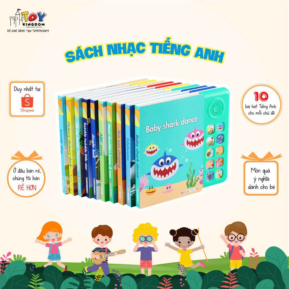 Đồ Chơi Âm Nhạc Toykingdom Giúp Bé Cùng Học Tiếng Anh Qua Lời Bài Hát