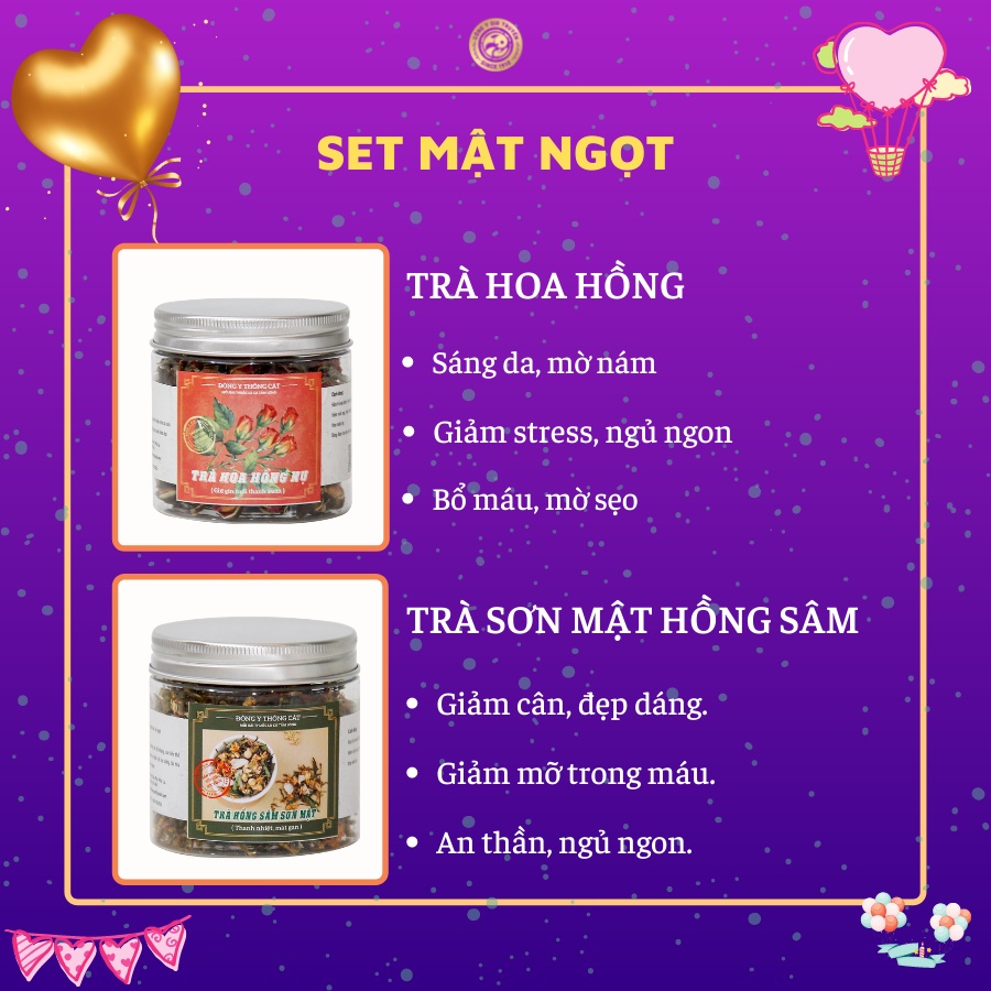 Set quà tặng Thông Cát HCM 8 - 3 _5 Set quà Sức Khỏe, Sang Trọng tặng người tthương, người yêu, phụ nữ, một nửa thế giới