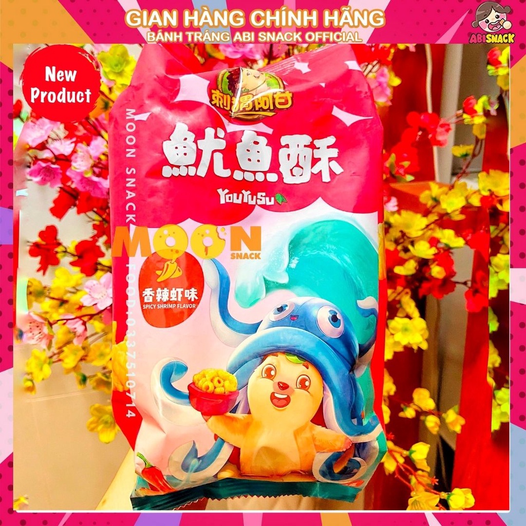 Bánh Snack Nhím YOUYUSU món ăn nhẹ thực phẩm chiên giòn 🦔 GÓI LỚN 160g