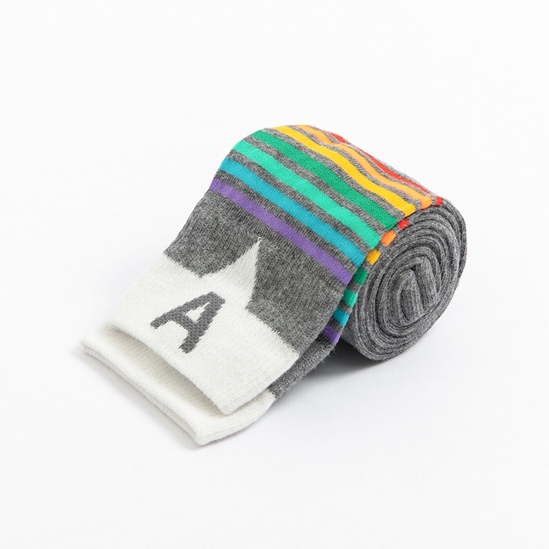 Quần legging   họa tiết cầu vồng cho bé gái từ 1-9 tuổi