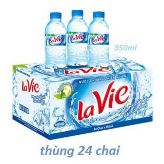 Thùng 24 chai nước lavie 350ml
